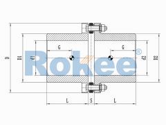 RLA Disc Couplings,RLA Standard Single Diaphragm Coupling