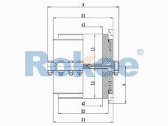 RODV Curved-tooth Gear Couplings,RODV Vertical Installation Drum Gear Coupling