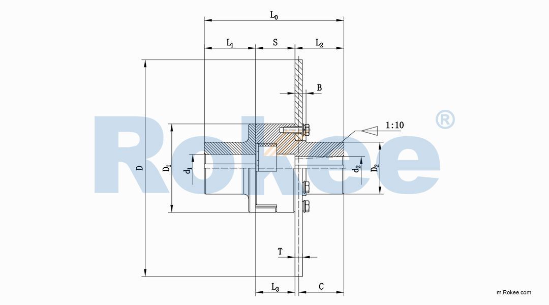 LMPK Plum-shaped Flexible Coupling