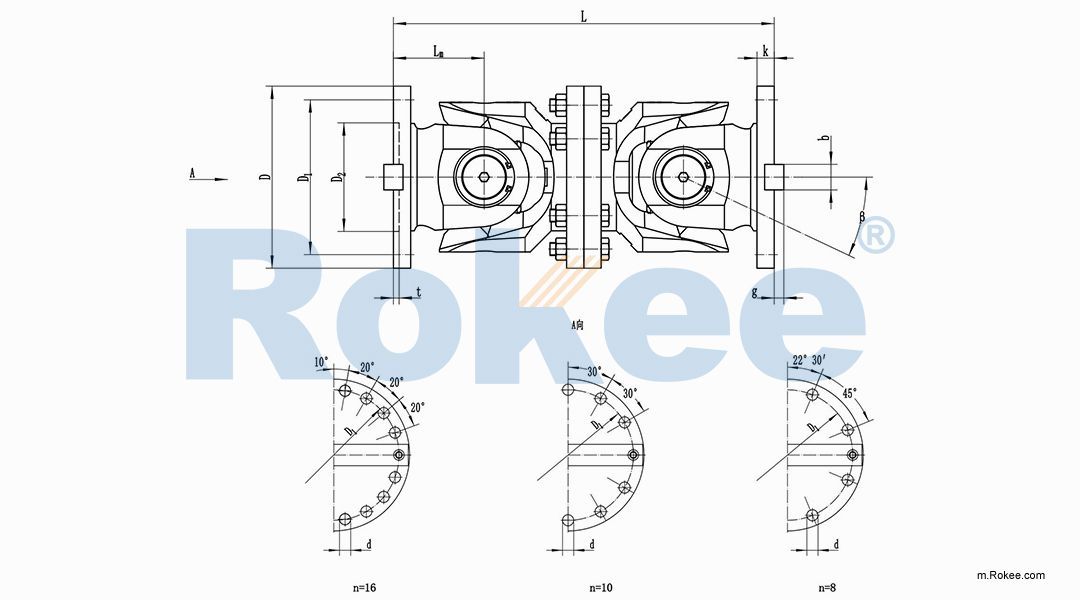 SWC-WD Non-telescopic Short Universal Coupling